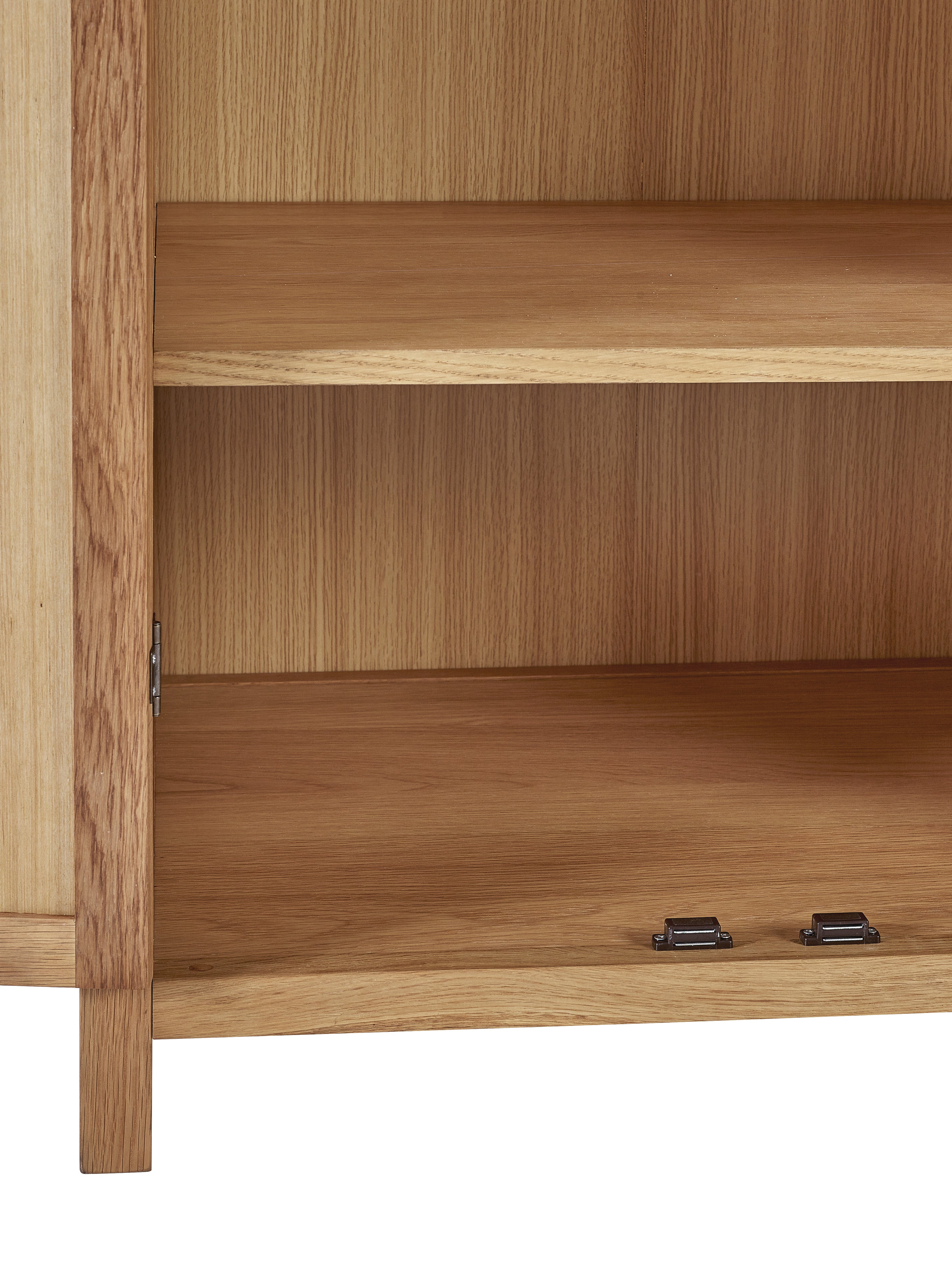 Osborne Solid Oak Wood Double Wardrobe